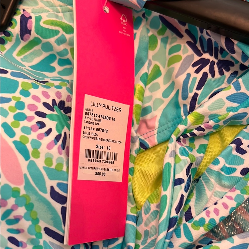 Lilly Pulitzer Bikini Set in Blue Ibiza Open Water - Picture 4 of 5